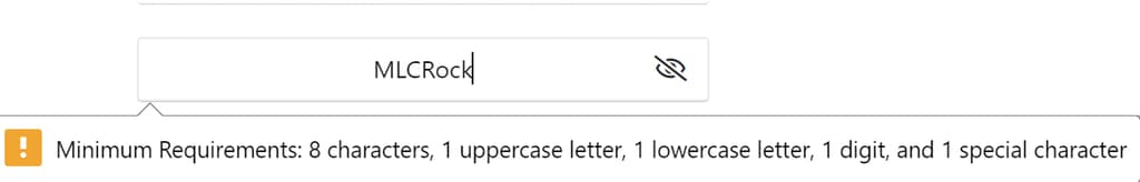 elementor pro form password field strong requirements
